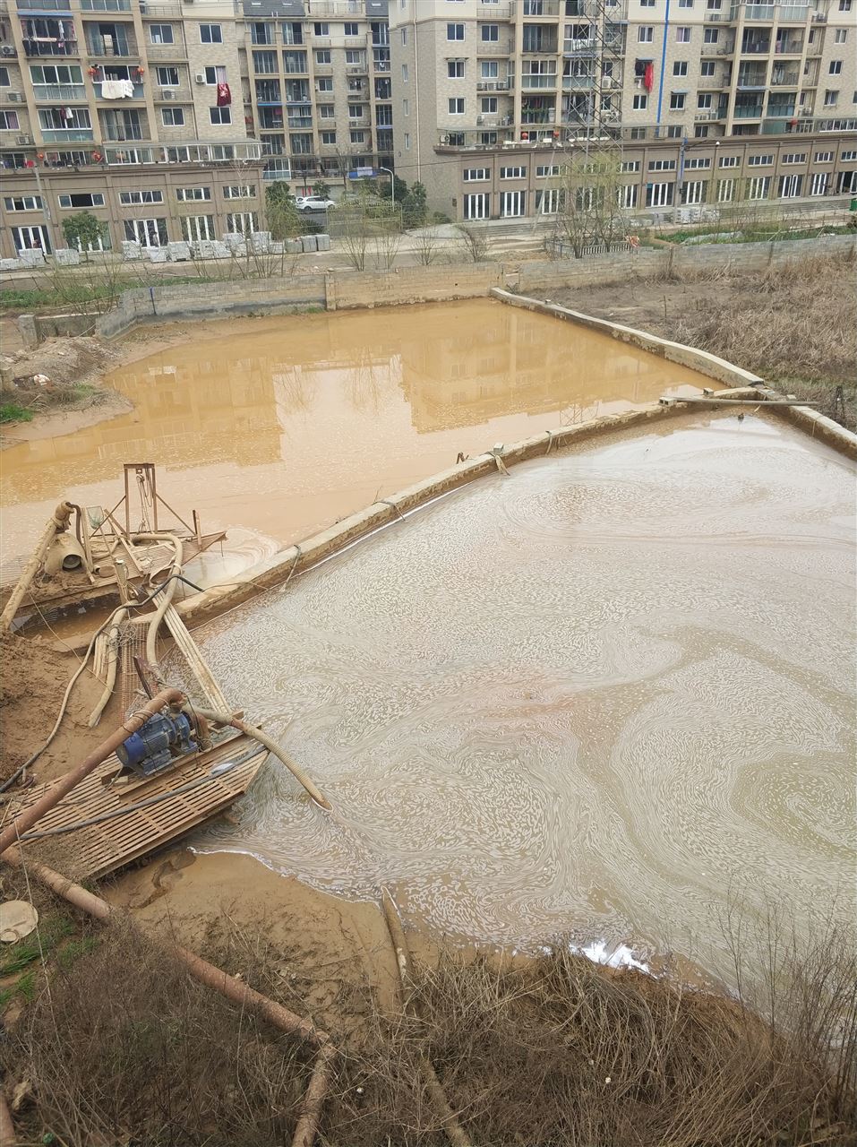 龙海沉淀池淤泥清理-厂区废水池淤泥清淤